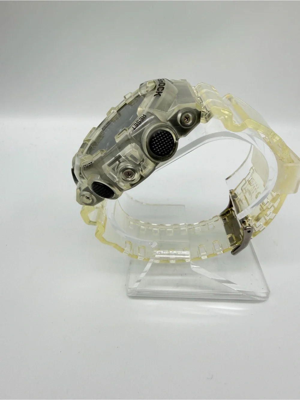 Casio G-Shock GA-700SKE-7A Clear Skeleton Analog Digital Watch 5522